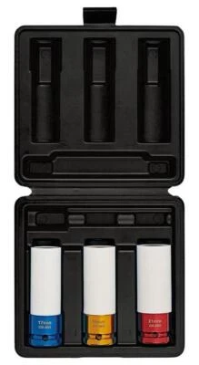 Chiave A Bussola In Lega Hi-Torq Da 1/2" Con Attacco Quadrato, 3 Pezzi - 30630 - Immagine 1 di 3