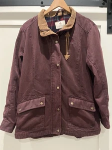 Legendary Whitetails Barn Chore Jacket - Flannel Lined - Burgundy - Women’s L - Picture 1 of 13