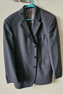 Chaqueta de Traje Hugo Boss Para Hombre Gris Lana Hecha en EE. UU. Talla 42S - Imagen 1 de 9