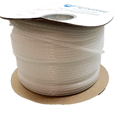 Tubo envolvente espiral Alphawire SW2 1/4" 450 pies, nuevo, polietileno, color natural Foto 1 de 3