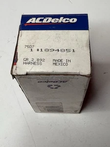 ACDELCO 1894851 IGNITION SWITCH HARNESS CONNECTOR 73-87 CHEVY GMC TRUCK NOS - Picture 1 of 10