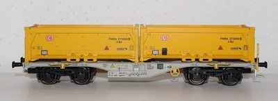 Rocky Rail 40101 SGMMNS Carrier with 2 Excavation Containers "Stuttgart 21" H0 1:87 - Image 1 of 4