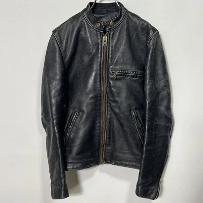 VANSON Men's Single Riders Jacket Leather Black Maid in USA authentic - Image 1 of 4