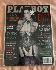 Playboy Magazine December 2002 Dita Von Teese Cover & Nude - Bild 1 von 7