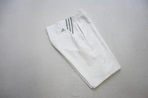 Adidas Golf Shorts Athletic Stretch White Performance Flat 10" INS Mens Sz 30 - Picture 1 of 8