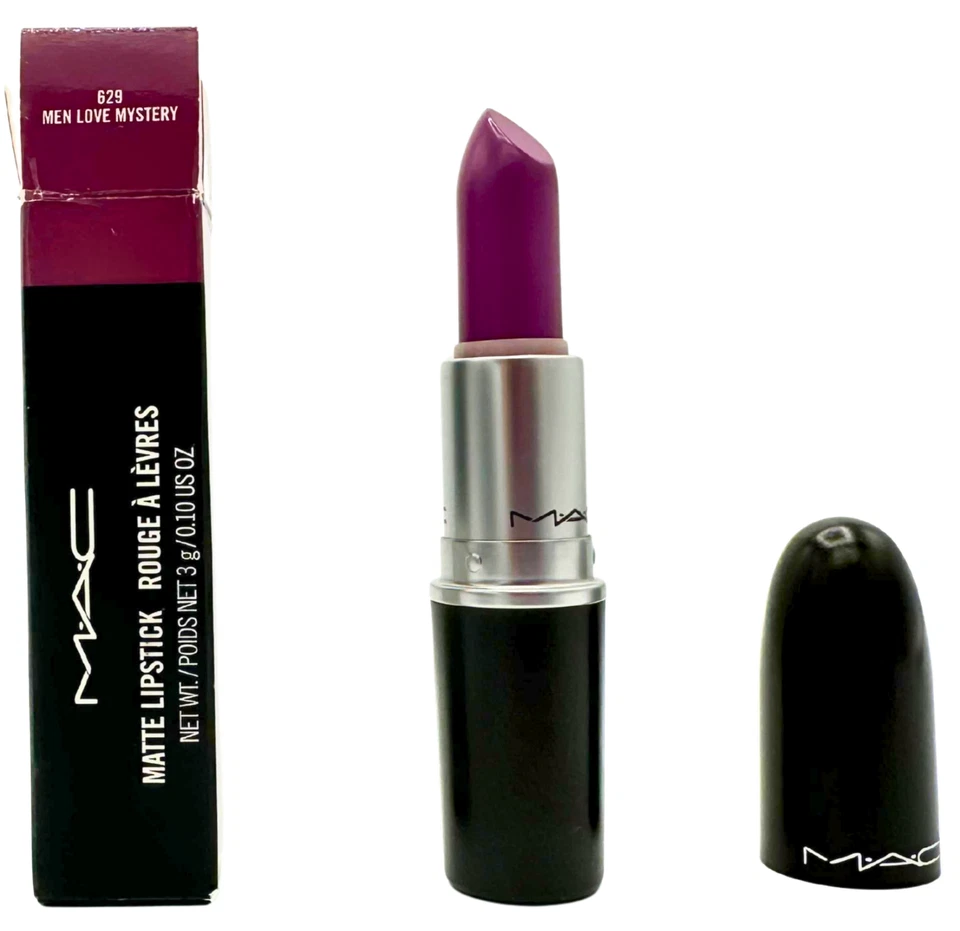 rossetto Mac Cosmetics Matte Lipstick 629 MEN LOVE MYSTERY NUOVO