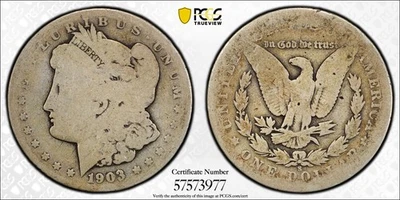 1903 S Morgan Silver Dollar PCGS AG-3 - Image 1 of 3