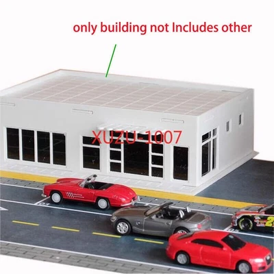HO Scale 1:87 Buildings Railroads Railway Layout Model House Store Supermarket - Image 1 of 4