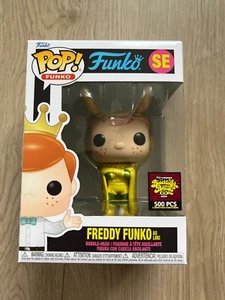 Funko POP! Freddy Funko As Loki Metallic LE/500 #SE 2022 Blacklight Battle - Picture 1 of 7