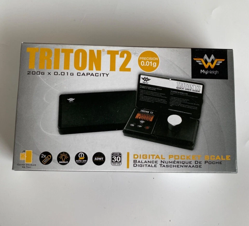 My Weigh Triton T2 Digital Pocket Scale 200g X 0.01g