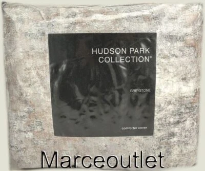 Funda nórdica Hudson Park Collection Greystone KING arcilla cálida Foto 1 de 4
