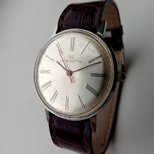 Vintage Thin Mechanical Soviet Men's Watch LUCH. Made in USSR. - Picture 1 of 16