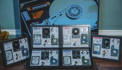 Разборка искусства, в рамке Western Digital/Seagate/Hitachi/HGST/Fujitsu/Toshiba, подарки - Изображение 1 из 4