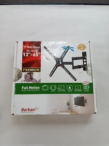 Barkan TV Wall Mount 33-165cm 13"-65" Full Motion - Picture 1 of 1