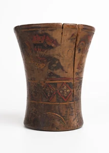 Peruvian Kero From The Spanish Colonial Period - Picture 1 of 10