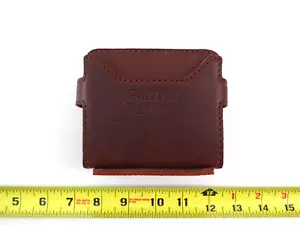 SET 6 PEZZI SOTTOBICCHIERI CON SUPPORTO LOGO PAPIRO IN PELLE CON SUPPORTO colore castagno - Foto 1 di 24