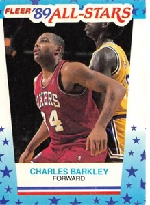 1989-90 Fleer Stickers #4 Charles Barkley - Picture 1 of 2