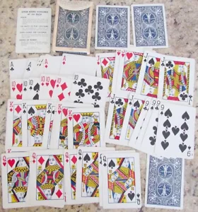VINTAGE BICYCLE PINOCHLE PLAYING CARDS BOXED DECK - Picture 1 of 2