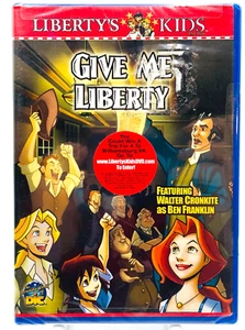 Liberty Kids - Give Me Liberty BRAND NEW SEALED DVD DIC Animation Ben Stiller - Imagen 1 de 5