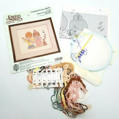 Kit de punto de cruz contado Precious Moments 131-59 Gimme That Old Time Religion  Foto 1 de 4