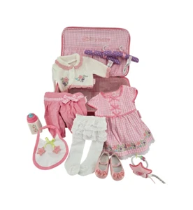 American Girl Bitty Baby Deluxe Layette Starter Kit Complete Set MINT Condition - Picture 1 of 19