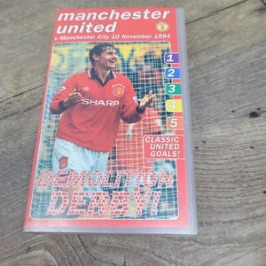 310 VHS MANCHESTER UNITED - DEMOLITION DERBY 1994 MUV13 - Imagen 1 de 3