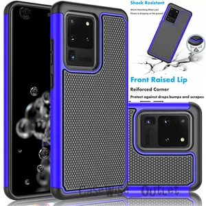 Shockproof Rugged Tough Samsung Galaxy Case Cover S20 Plus S10 S9 S8 S7 Edge S6 - Picture 1 of 15