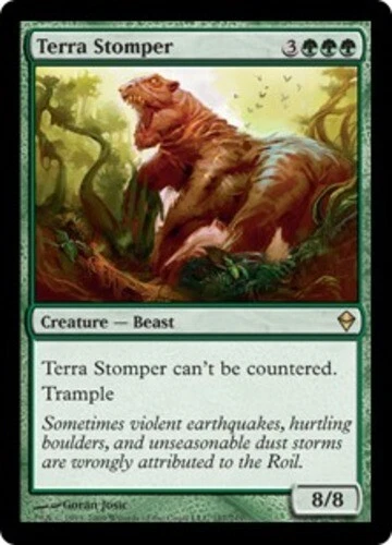 Terra Stomper ~ Heavily Played Zendikar MTG Magic UltimateMTG Green Card - Image 1 of 1