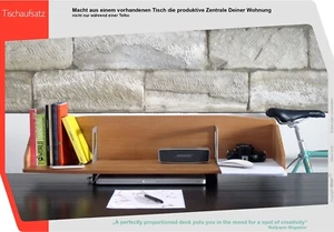 Tisch-Erweiterung für Home Office, Home Schooling, Sekretär, Design Unikat, neu - Bild 1 von 7