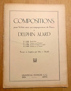 DELPHIN ALARD ~ Fantasie sur " LA Traviata " - für Klavier und Violine - Bild 1 von 2