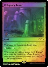 1x FOIL RELIQUARY TOWER - Promo - MTG - Magic the Gathering  NM