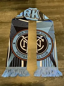 AUTHENTIC ADIDAS MLS NEW YORK CITY FC COACHES SCARF NYCFC - Picture 1 of 2