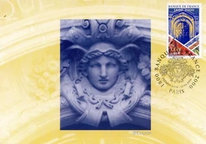 MAXIMAPHILIE / CARTE MAXIMUM PREMIER JOUR / BANQUE DE FRANCE PARIS 2000 - Photo 1/2