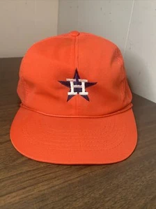 Vintage Houston Astros orange Snapback Mütze grüne Krempe - Bild 1 von 10