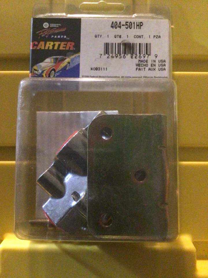 NOS, OEM Carter Fuel Pressure Regulator # 404-501HP - Image 1 of 4