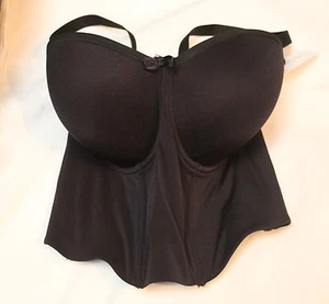 NWT Le Mystere Women's Soire Convertible Bustier Bra size 32F black - Picture 1 of 2