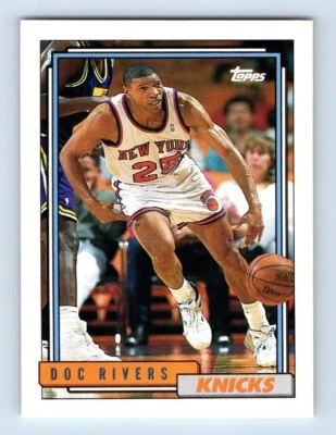 1992-93 Topps Doc Rivers New York Knicks #290 - Image 1 of 2