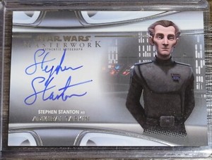 STEPHEN STANTON as ADMIRAL TARKIN Topps Star Wars Masterwork Auto