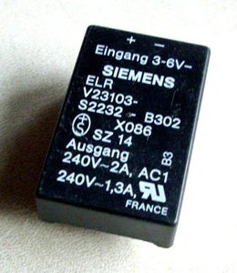 1 Stück Siemens ELR V23103-S2232-B302 / 3 - 6V Relais (M3878) - Picture 1 of 4