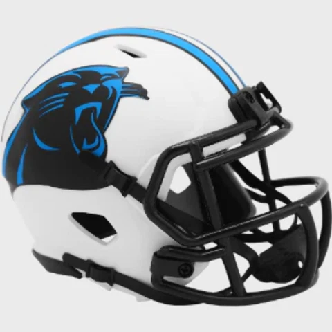 Carolina Panthers Mini Speed Football Helmet LUNAR - NFL Cover