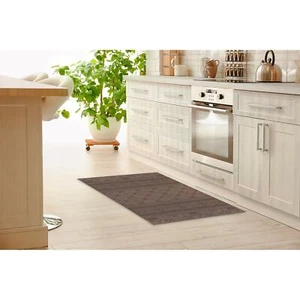 DAWSON BROWN Kitchen Mat By Kavka Designs Brown 3' x 5' - Picture 1 of 5