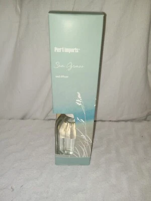 PIER 1 IMPORTS Reed Diffuser Set Full Size SEA GRASS Discontinued - Image 1 of 2