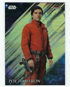 2018 TOPPS FINEST STAR WARS REFRACTOR #71 POE DAMERON - Picture 1 of 1