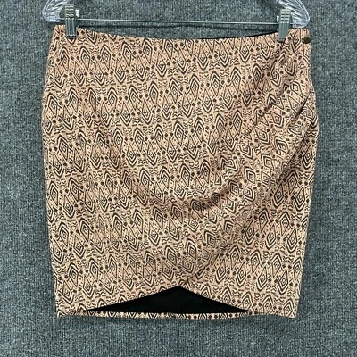 Maison Scotch юбка женщин 2 коричневый искусственного надежном резинке женщины классический коктейль - Изображение 1 из 4