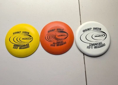 MD Sports Disc Golf 3 Disc Set Putter Driver Midrange 160 GRAMMS & 167 GRAMMS - Image 1 of 4