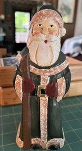 Weihnachtsmann aus Holz bemalt - Bild 1 von 5