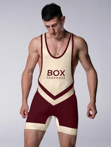 New Box Menswear Racer Singlet, Spartan, Large/ Extra Large - Picture 1 of 3