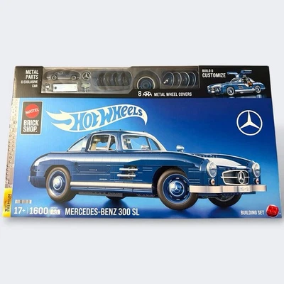 Juego de construcción Mattel Brick Shop Hot Wheels Mercedes-Benz 300 SL 1600 piezas Foto 1 de 4