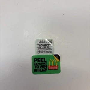 McDonalds Monopoly 2025 #825 B&O Railroad sin canjear - Imagen 1 de 2