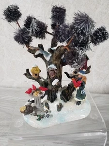 Weihnachtsdorf Vogelhäuser Vögel, Holiday Time Sammlerstücke - Bild 1 von 7